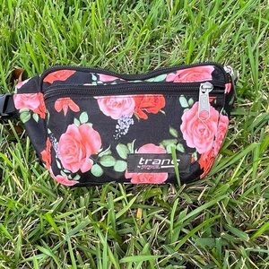 Trans Jansport Floral Belt-bag EUC